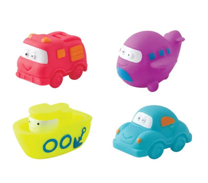 צעצועי אמבטיה כלי תחבורה צבעוניים - IAM