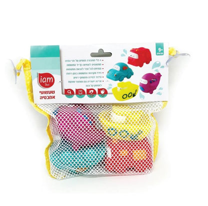 צעצועי אמבטיה כלי תחבורה צבעוניים - IAM