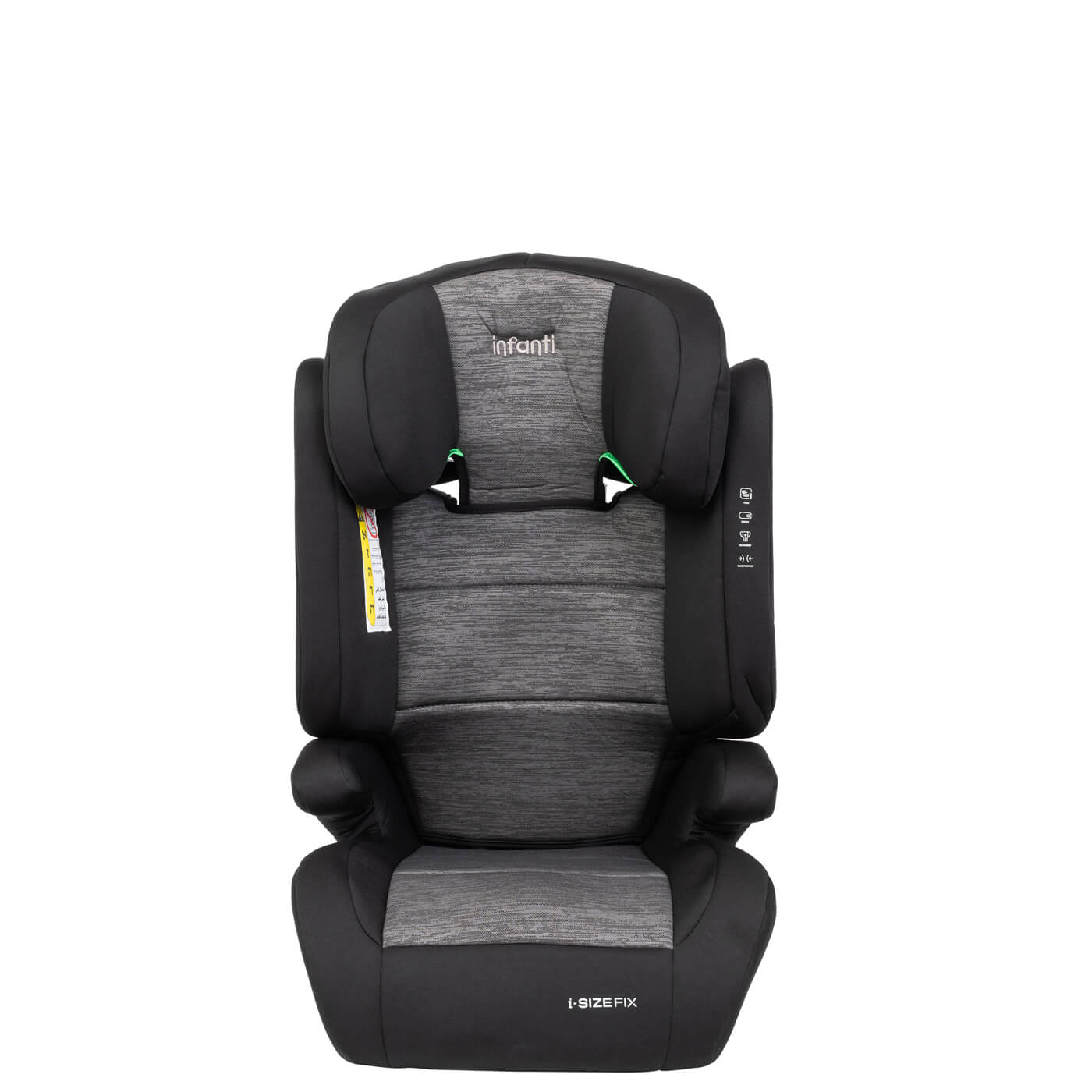 בוסטר גב איזופיקס הופך לבוסטר ללא גב Sport Fix - שחור Black