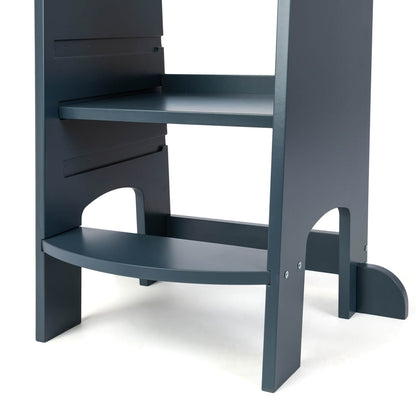 מגדל למידה קלאסי חזק הכולל מעצורי בטיחות - לבן White
