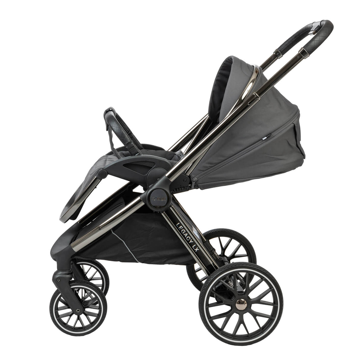 עגלת תינוק המתאימה מלידה Legacy LX - שחור זהב Black/Gold