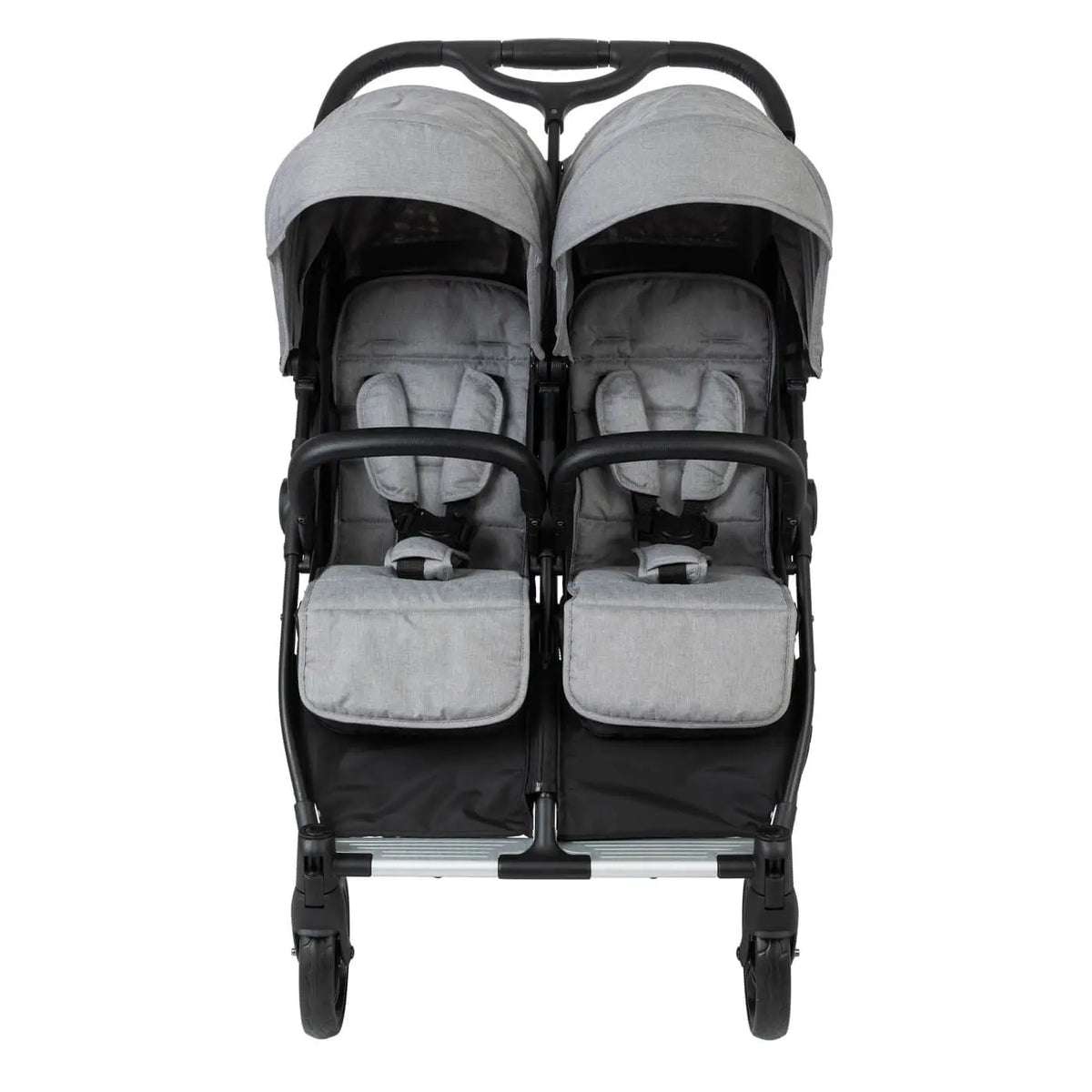 עגלת תאומים המתאימה מלידה Miniature - אפור Grey