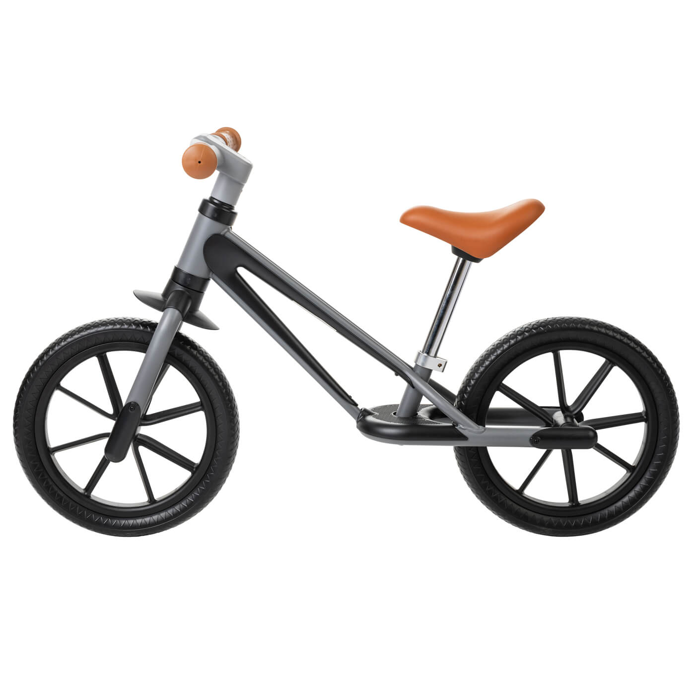 אופני איזון חזקים במיוחד עם גלגלים מוקצפים Maxi Balance Bike - ורוד
