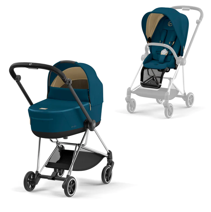 עגלת תינוק Mios 3 כרום שחור - CYBEX