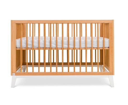 מיטת תינוק וויני טבעי בסיס לבן