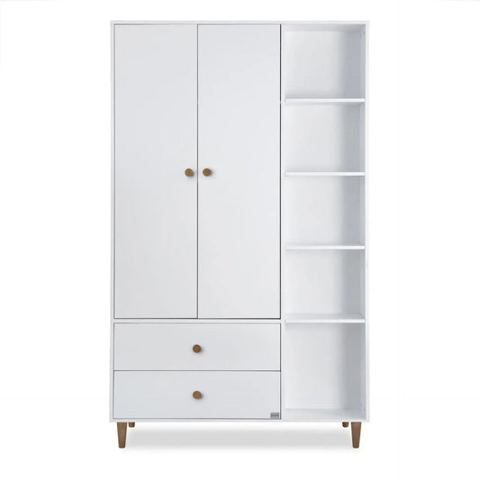 ארון ילדים מיקה לבן+אגוז