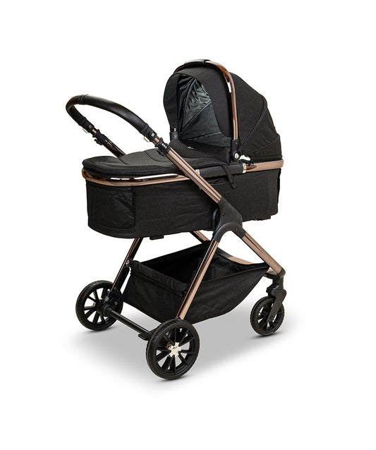 עגלת תינוק  BÉBÉ – BRO שחור ניקל מושחר
