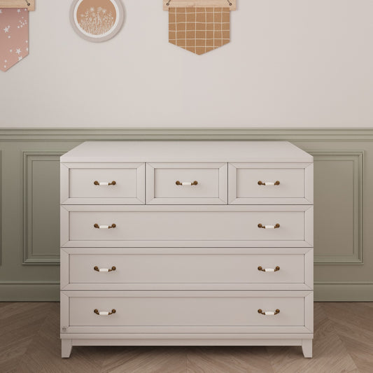 שידה אסנטה לבן- מסילות טריקה שקטה