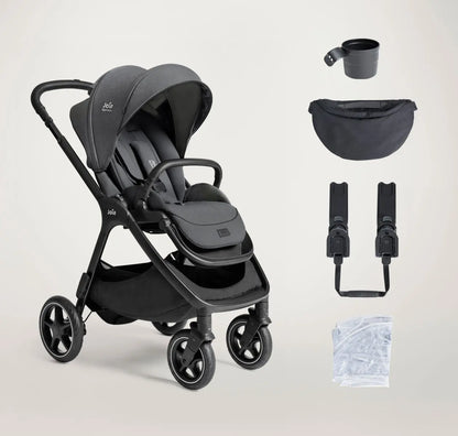 עגלת תינוק המתאימה מלידה finiti™ Signature - אפור כהה Ebony