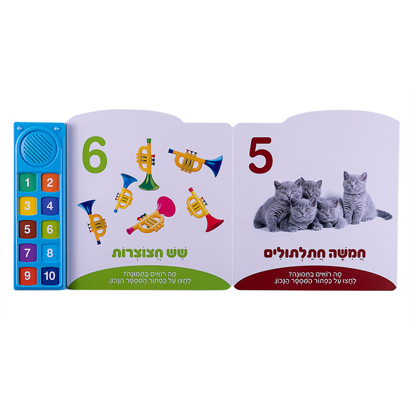 המספרים הראשונים שלי - ספר אינטראקטיבי