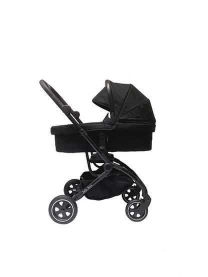 עגלת תאומים/אחים אינפנטי INFANTI דגם דואו קומפקט DUO COMPACT מלידה - אפור