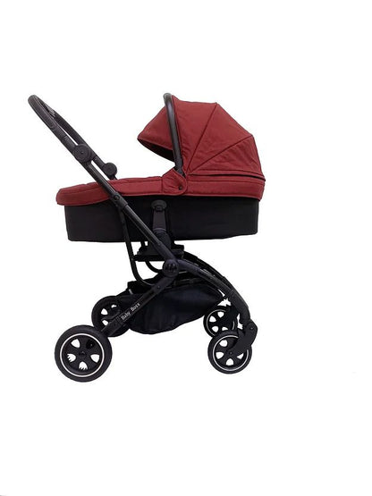 עגלת תאומים דובלו מבית אינפנטי צבע שחור INFANTI DOBLO