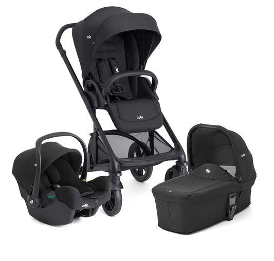 עגלת תינוק המתאימה מלידה כוללת סלקל  chrome™ 2 trio - שחור Raven