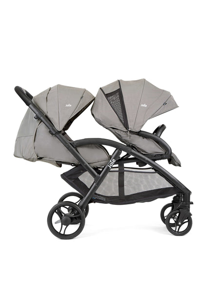 עגלת אחים evalite™ duo - אפור Pebble