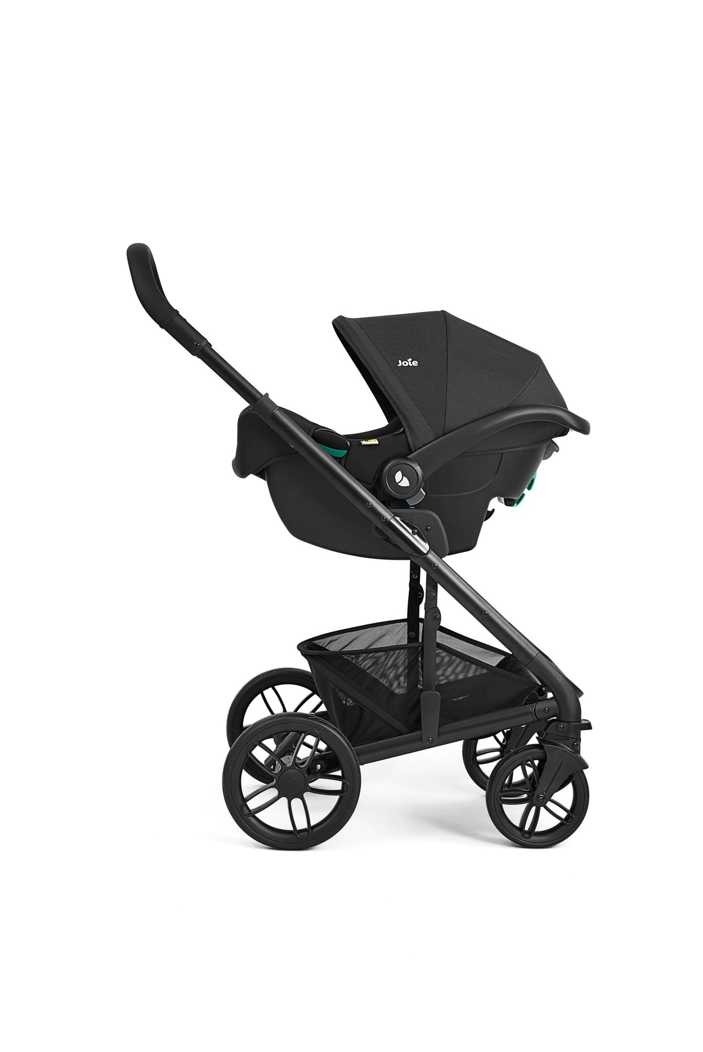 עגלת תינוק המתאימה מלידה כוללת סלקל  chrome™ 2 trio - שחור Raven