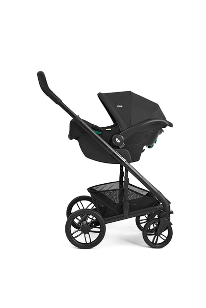 עגלת תינוק המתאימה מלידה כוללת סלקל  chrome™ 2 trio - שחור Raven