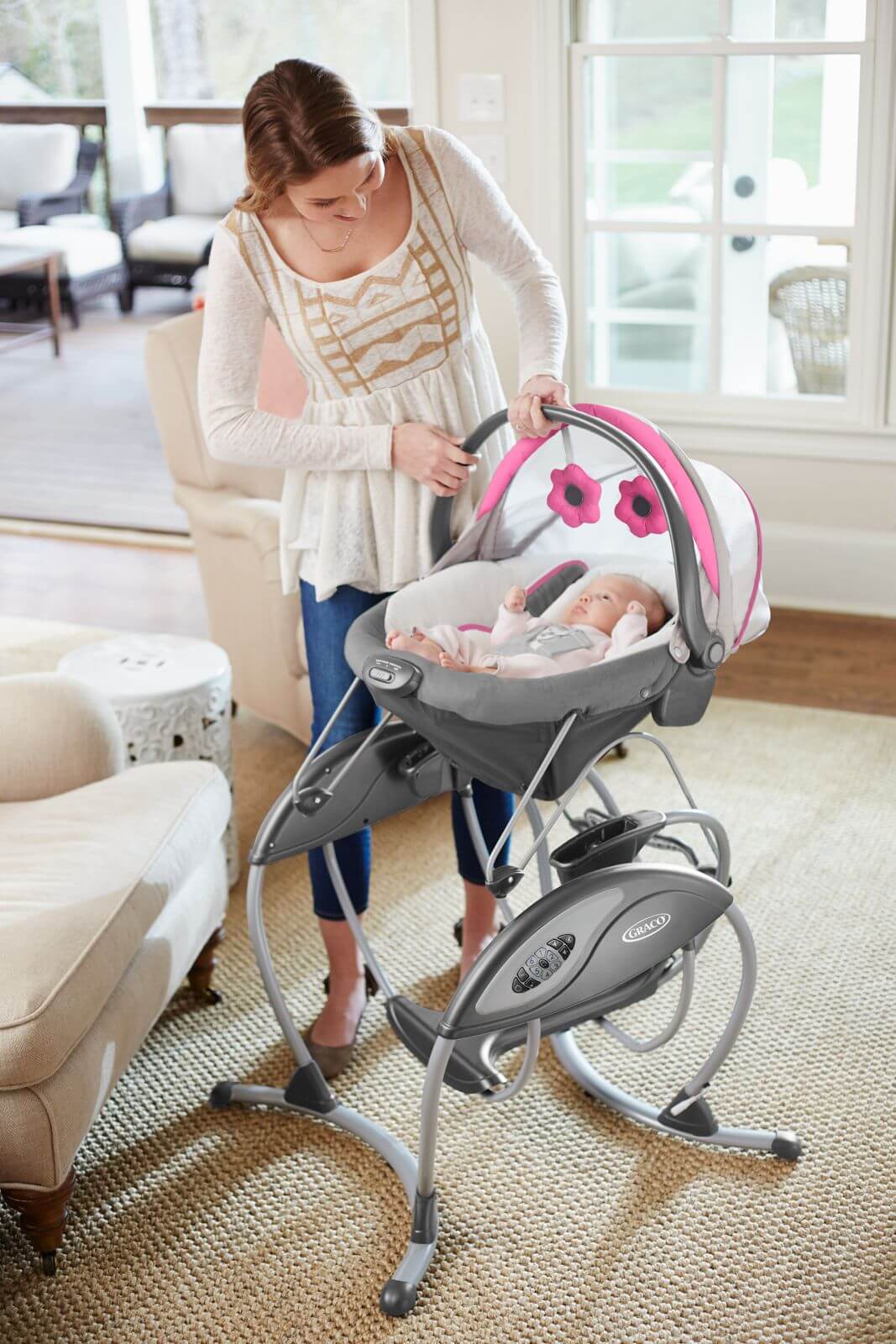 נדנדה משולבת טרמפולינה לתינוק Glider™ Elite