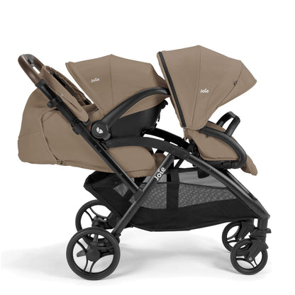 עגלת אחים evalite™ duo - חום Cashew