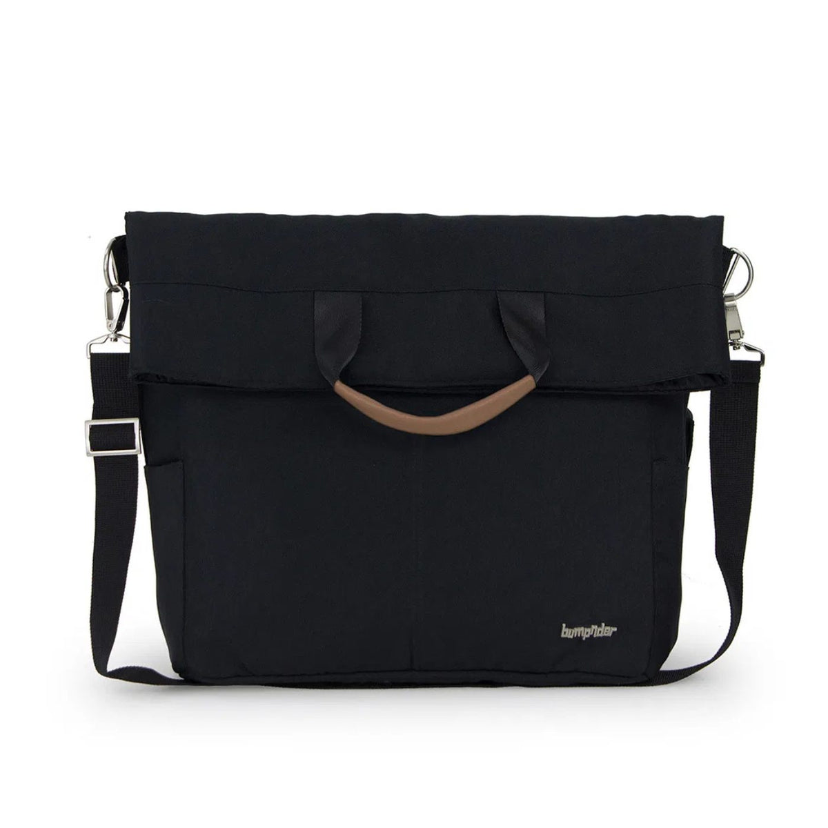 תיק החתלה המתחבר עם מגנטים לעגלה Connect 3 Sidebag - שחור/חום