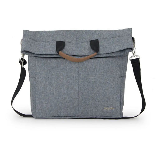 תיק החתלה המתחבר עם מגנטים לעגלה Connect 3 Sidebag - אפור/חום