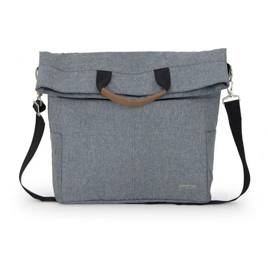 תיק החתלה המתחבר עם מגנטים לעגלה Connect 3 Sidebag - אפור/חום