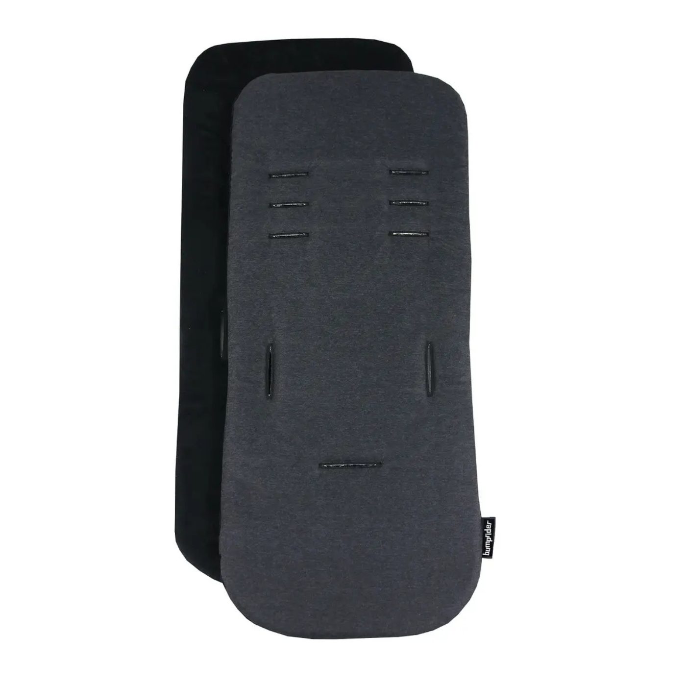 ריפודית ומזרון עגלה דו צדדי ויסקו Stroller Seat Liner - שחור/ אפור כהה