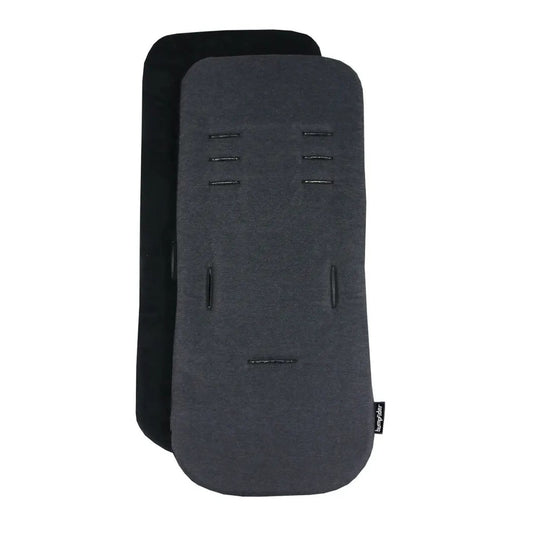 ריפודית ומזרון עגלה דו צדדי ויסקו Stroller Seat Liner - שחור/ אפור כהה