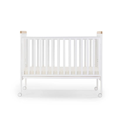 מיטת תינוק ג’וי לבן + טבעי