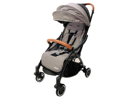 עגלה/טיולון דגם moon (אינפנטי) - אפור ידית שחור