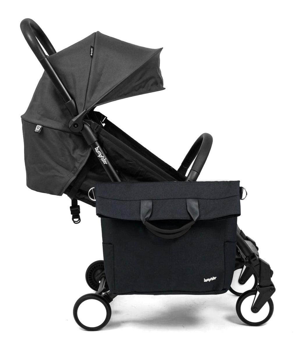 תיק החתלה המתחבר עם מגנטים לעגלה Connect 3 Sidebag - שחור
